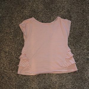 Size:m for a copper key shirt  with some ruffles